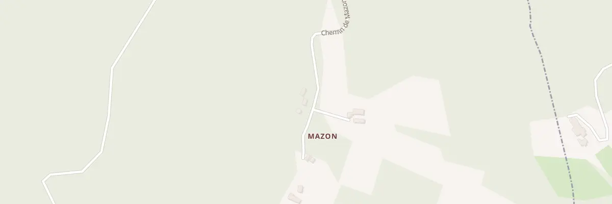 Plan du 874 Che de Mazon à Blanquefort-sur-Briolance