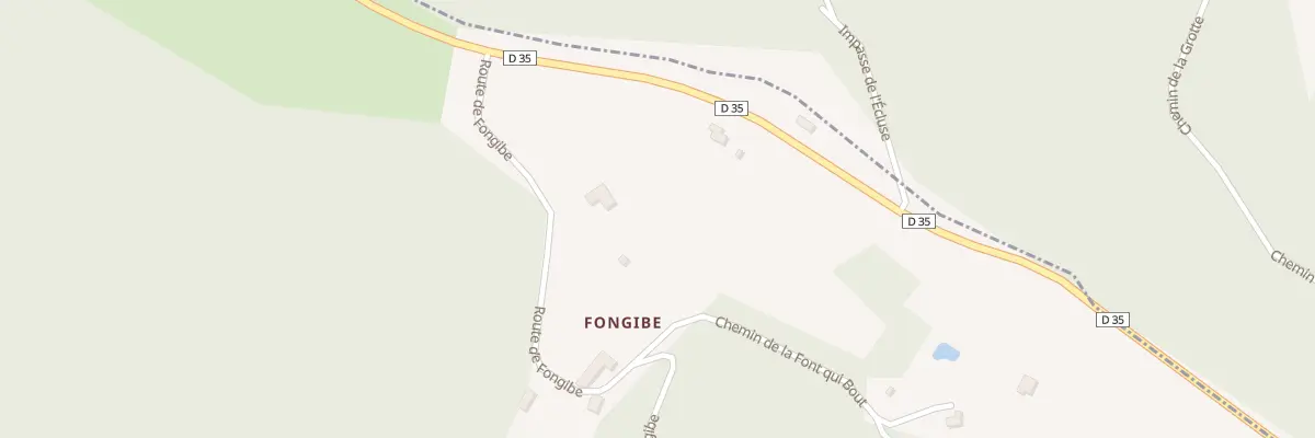 Plan du 516 Fongibe à Campagne