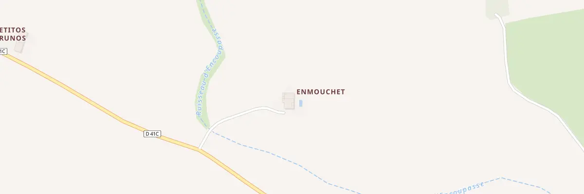 Plan du 108 Enmouchet à Brignemont