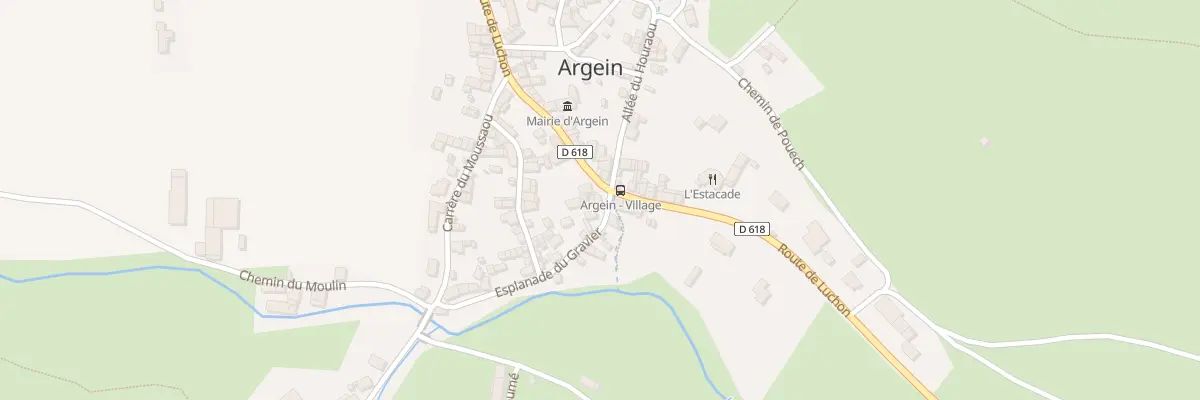 Plan du 2 Esp du Gravier à Argein