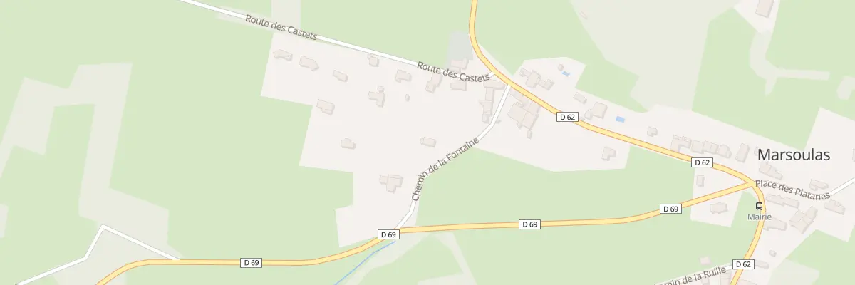 Plan du 62 Poumarelo à Marsoulas