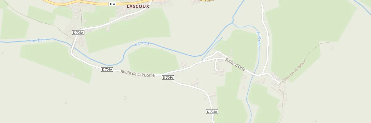 Plan du 165 Bocar d’Orle à Bonac-Irazein