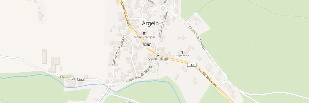 Plan du 22 Rte de Luchon à Argein