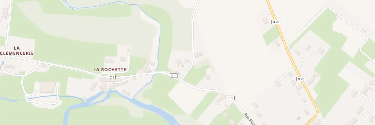 Plan du 73 La Rochette à Chédigny