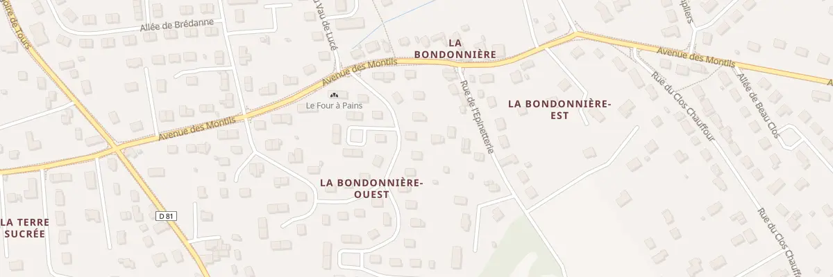 Plan du 7 All des Maisons Blanches à Amboise