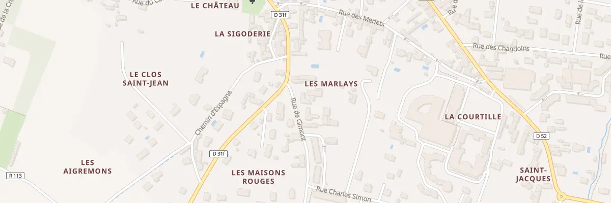 Plan du 6 Rue de Gimont à Bléré