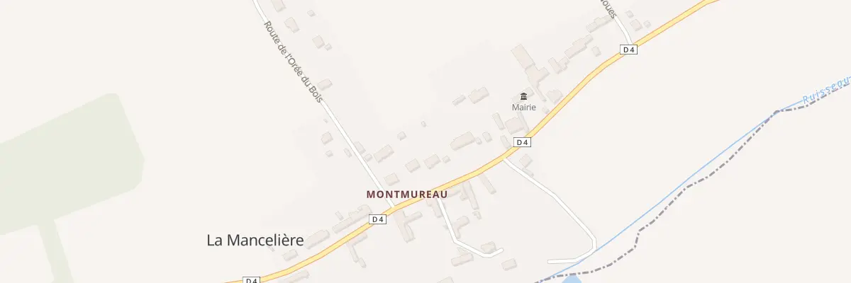 Plan du 10 Montmureau à La Mancelière