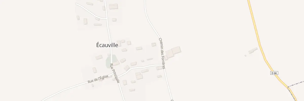 Plan du 24 Chem des Forrieres à Écauville