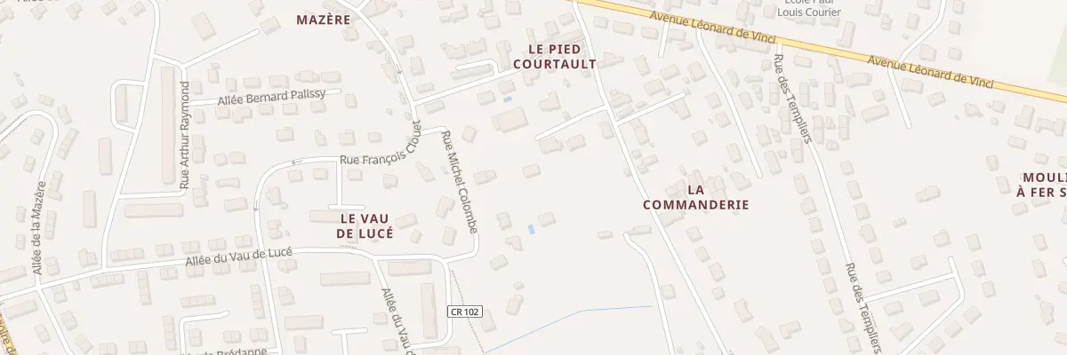 Plan du 16 Rue de la Commanderie à Amboise
