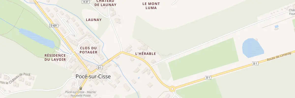 Plan du 3B Rte de Limeray à Pocé-sur-Cisse