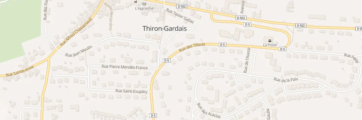 Plan du 15 Rue des Tilleuls à Thiron-Gardais