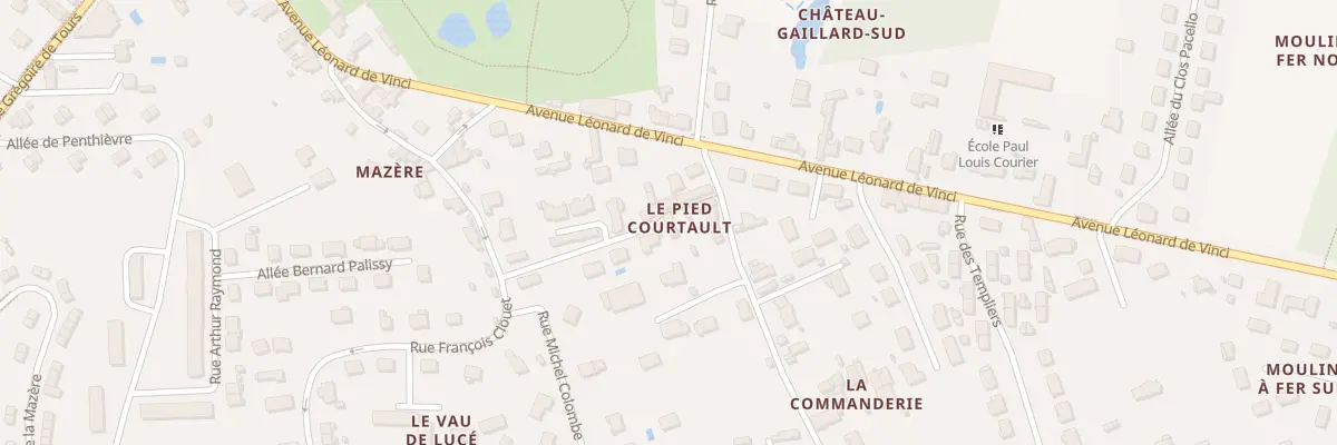 Plan du 6 Rue de la Commanderie à Amboise