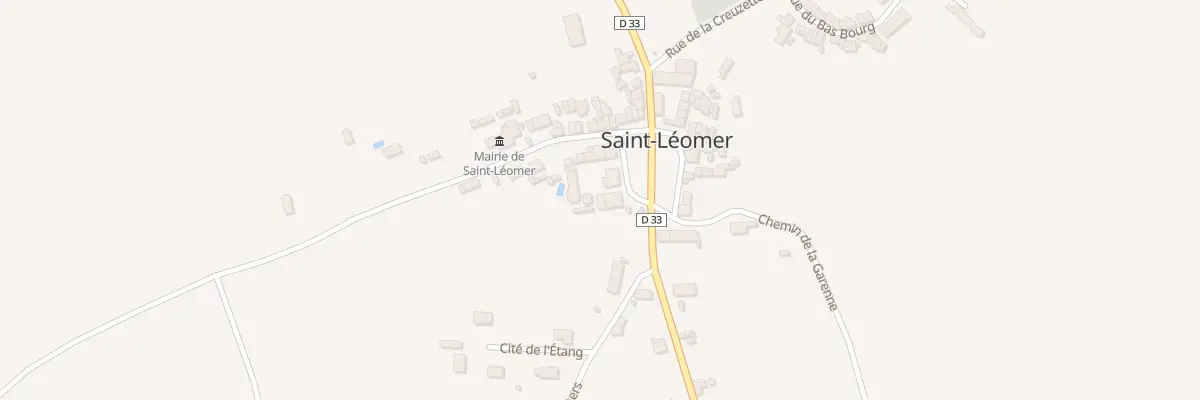 Plan du 2 Pl de la Liberte à Saint-Léomer