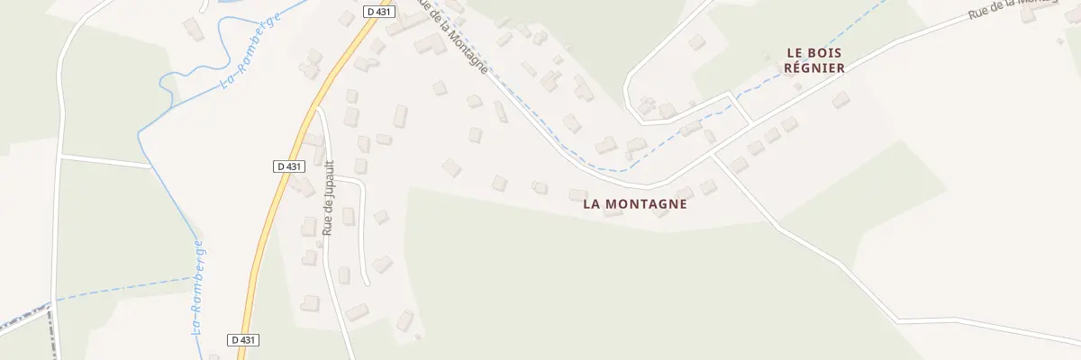 Plan du 24 Rue de la Montagne à Saint-Ouen-les-Vignes