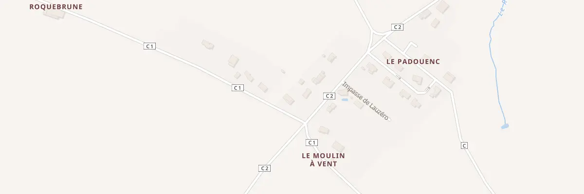 Plan de Au Village à Thoux