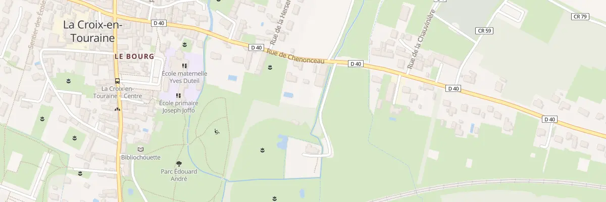 Plan du 30 Rue de Chenonceaux à La Croix-en-Touraine