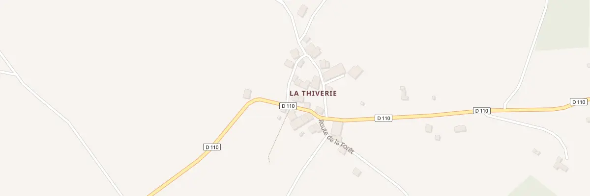 Plan du 5064 La Thiverie à Gorre