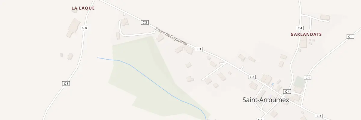 Plan du 5041 A la Fon à Saint-Arroumex