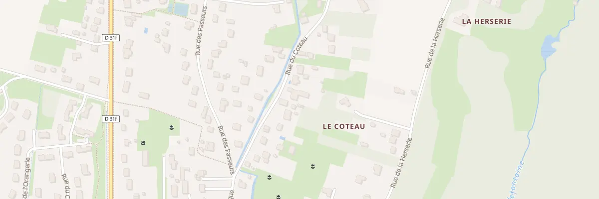 Plan du 17 Rue du Coteau à La Croix-en-Touraine
