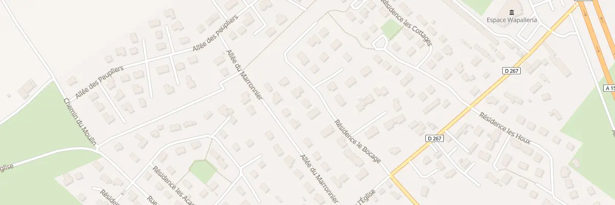 Plan du 2 Res le Bocage à La Vaupalière