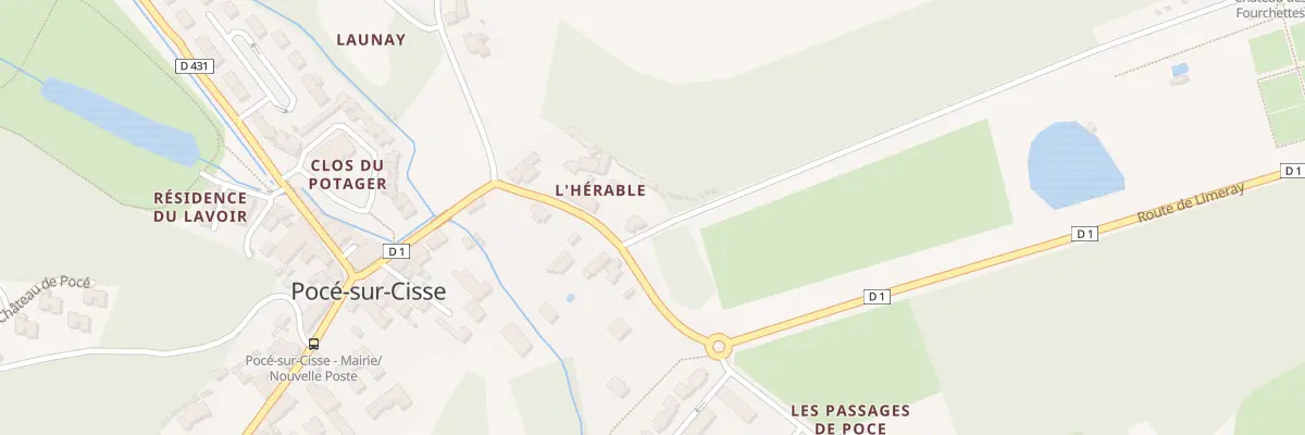 Plan du 9 Rte de Limeray à Pocé-sur-Cisse