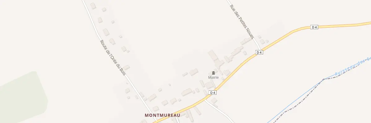 Plan du 14 Montmureau à La Mancelière