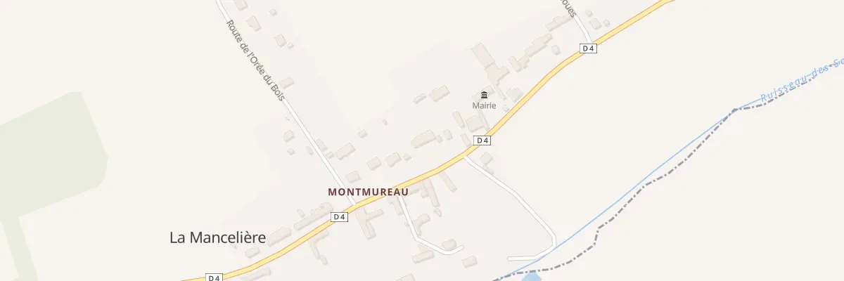 Plan du 12 Montmureau à La Mancelière