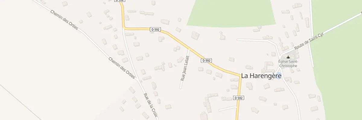 Plan du 9 Rue du Village à La Harengère