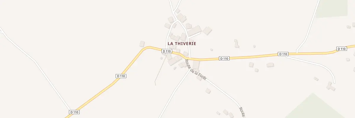Plan du 6 La Thiverie à Gorre