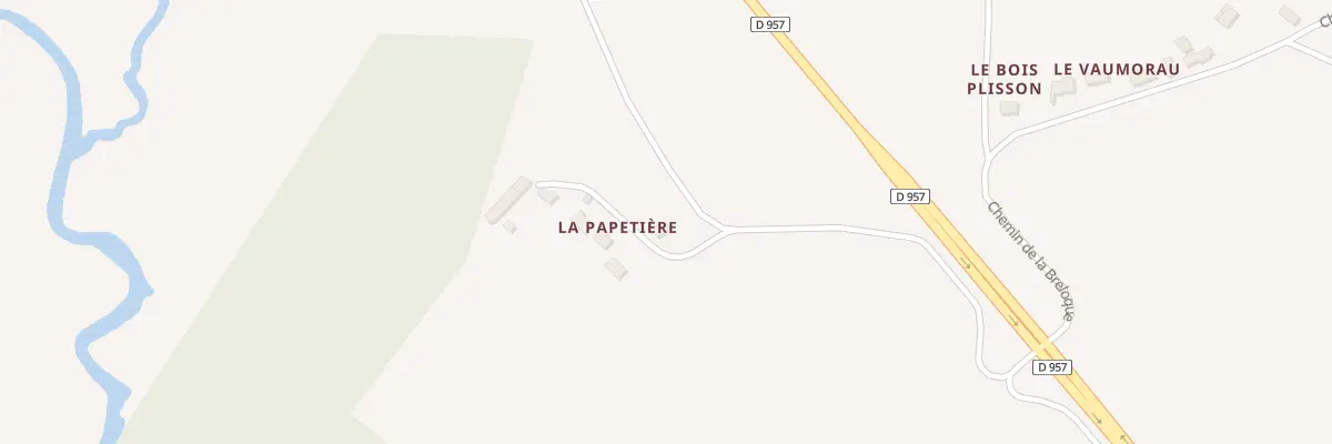 Plan du 376 La Papetiere à Azé