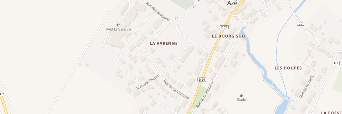 Plan du 4 Rue des Sorbiers à Azé