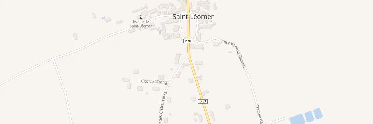 Plan du 1 Rue des Châtaigniers à Saint-Léomer