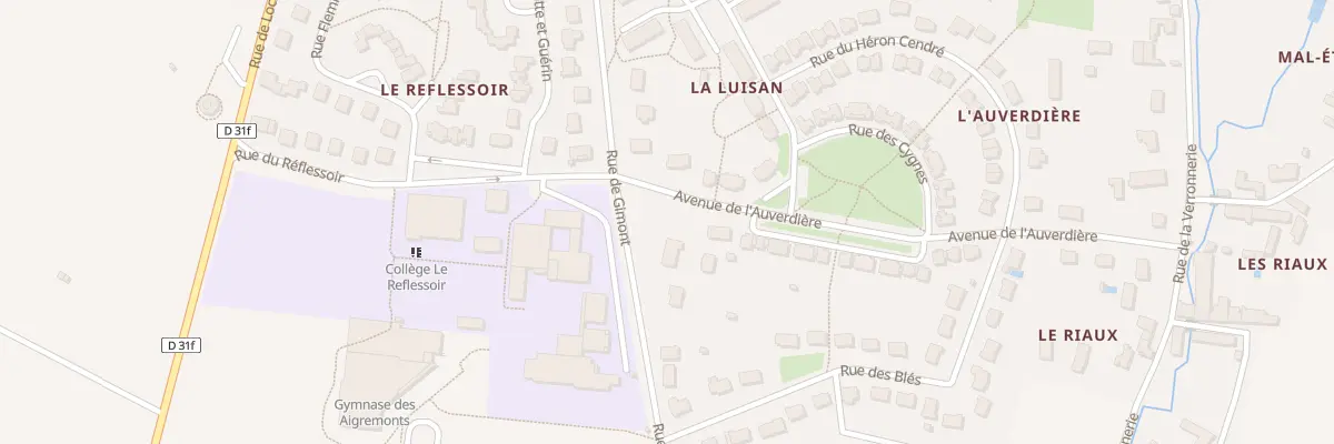 Plan du 44 Rue de Gimont à Bléré