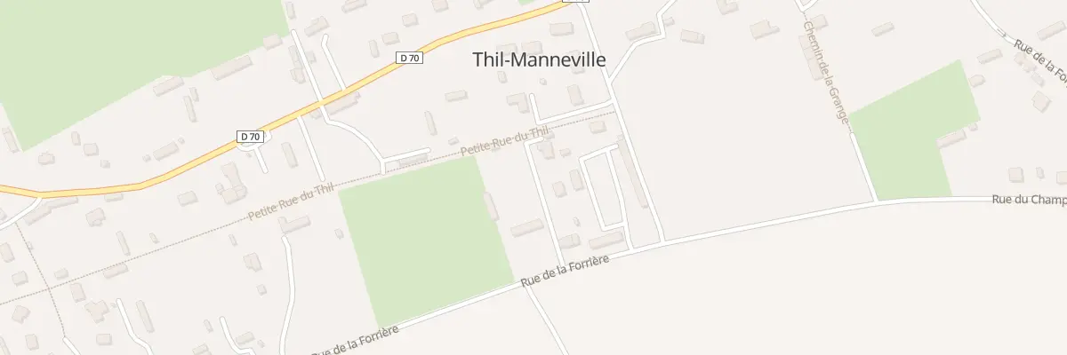 Plan du 26T Rue de la Forriere à Thil-Manneville