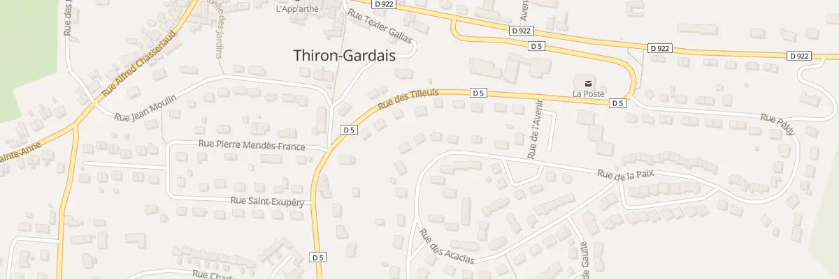 Plan du 10 Rue des Acacias à Thiron-Gardais
