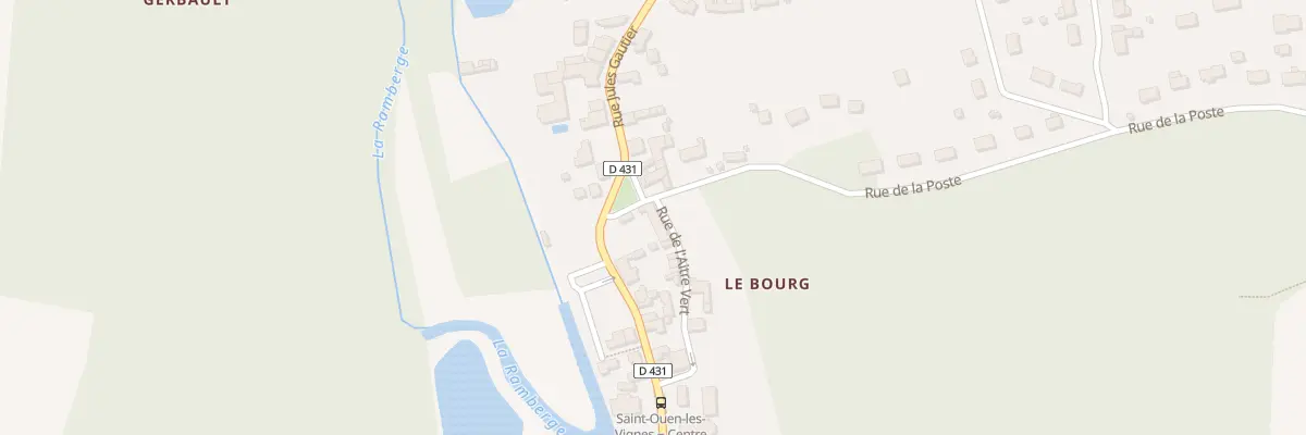 Plan du 199 Le Bourg à Saint-Ouen-les-Vignes