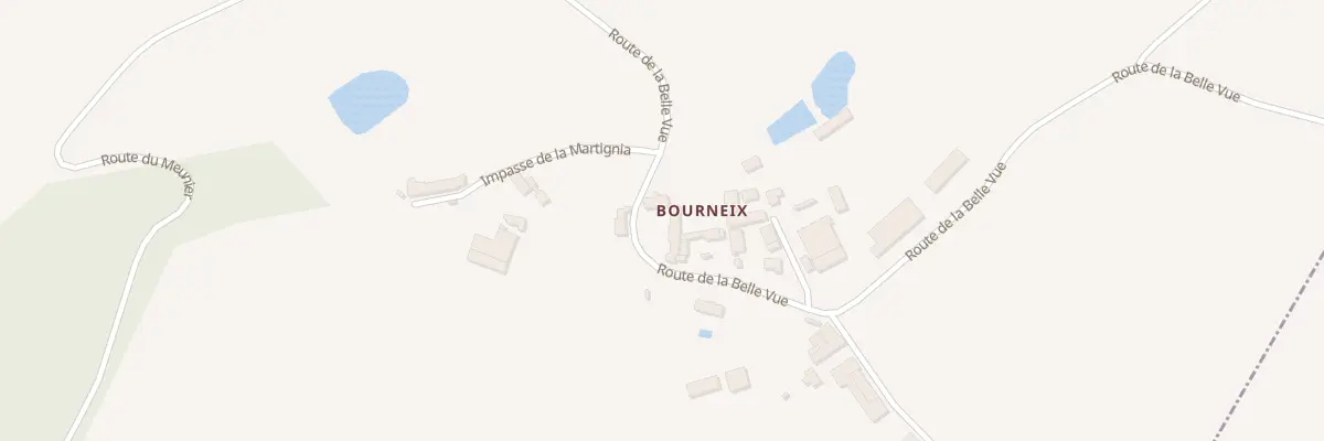 Plan du 5001 Bourneix à Nanthiat