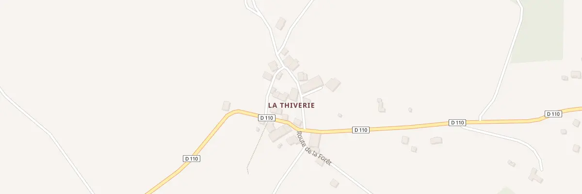 Plan du 5067 La Thiverie à Gorre