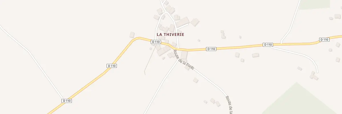 Plan du 5065 La Thiverie à Gorre