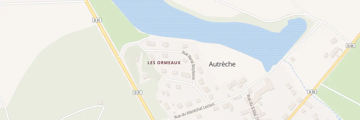 Plan du 1 Rue René Boylesve à Autrèche