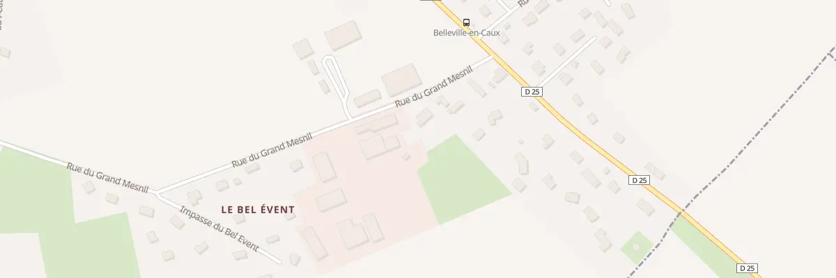 Plan du 9 Rue du Grand Mesnil à Belleville-en-Caux