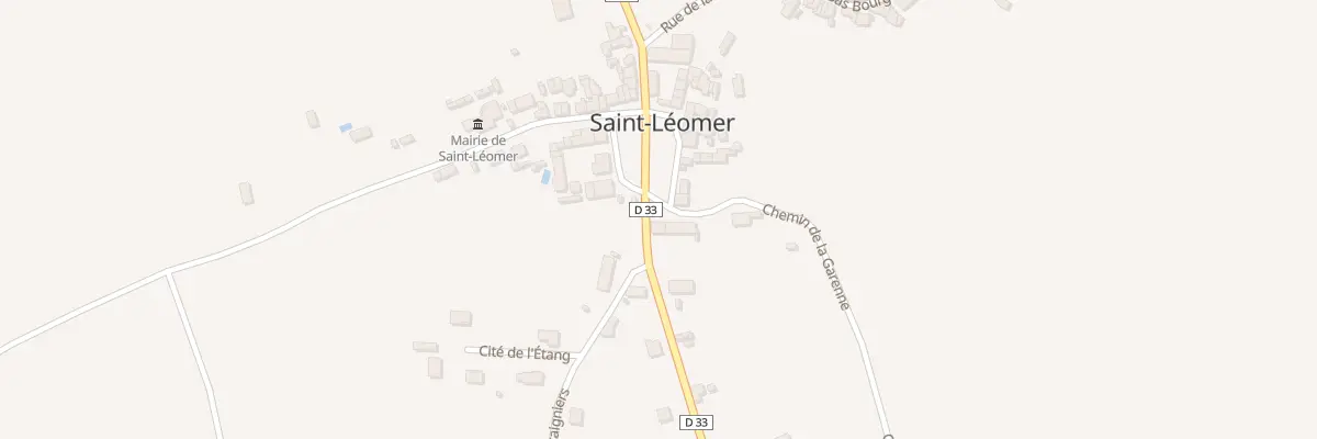 Plan du 1 Pl de l’Eglise à Saint-Léomer