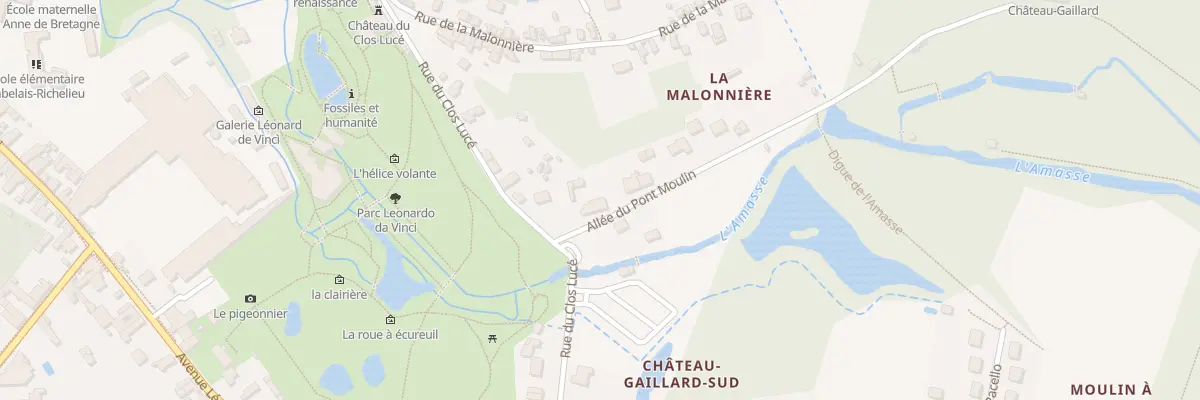 Plan du 3 All du Pont Moulin à Amboise