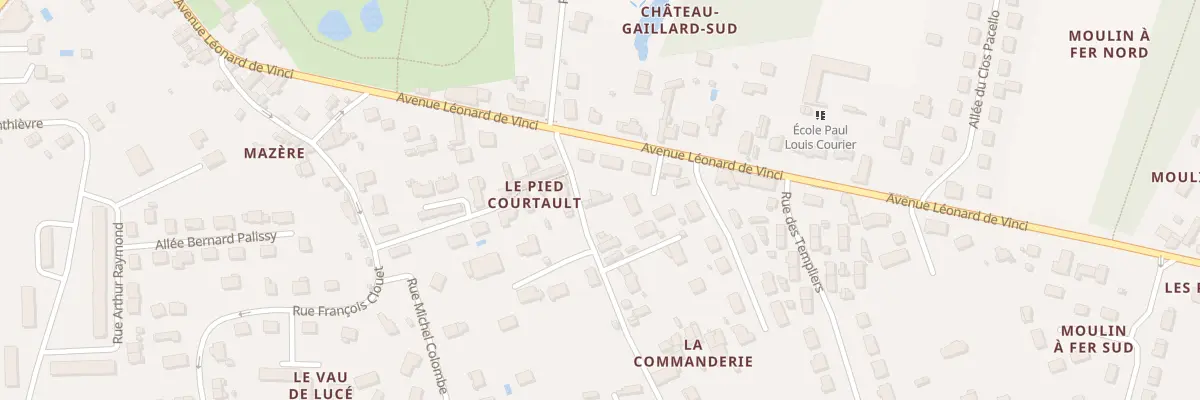 Plan du 3 Rue de la Commanderie à Amboise