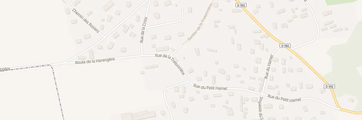 Plan du 11 Rue de la Tretonnière à La Harengère