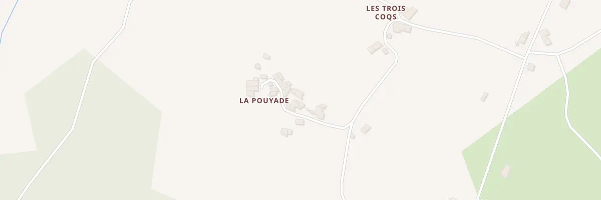 Plan du 12 La Pouyade à Cieux