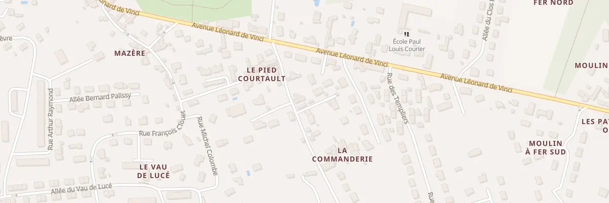 Plan du 5 Rue de la Commanderie à Amboise