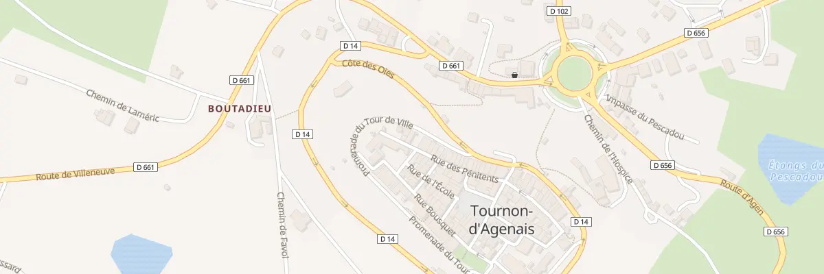 Plan du 130 Rue des Pénitents à Tournon-d’Agenais