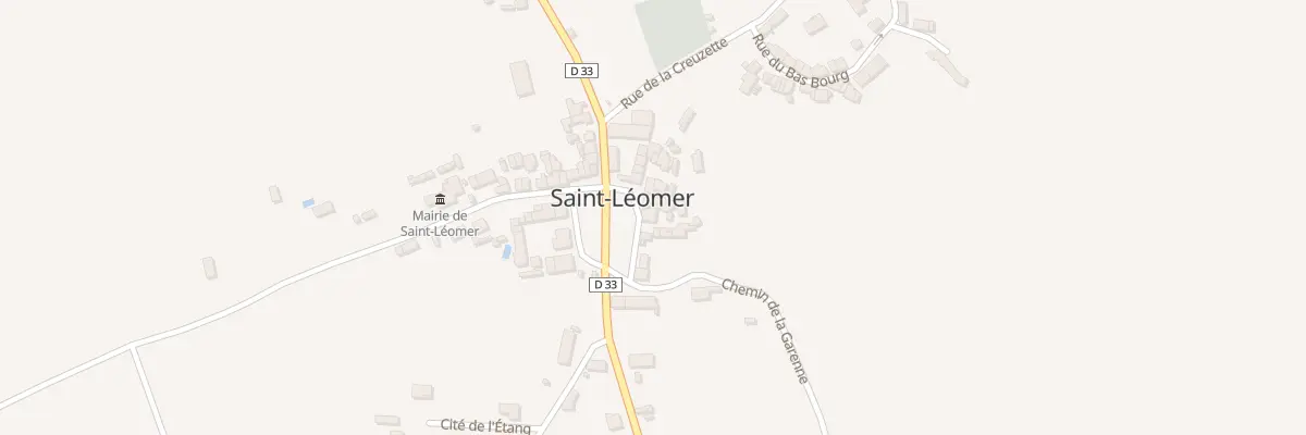 Plan du 6 Pl de l’Eglise à Saint-Léomer