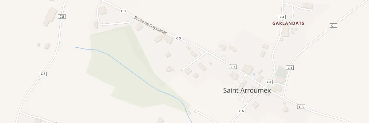 Plan du 5079 A la Fon à Saint-Arroumex